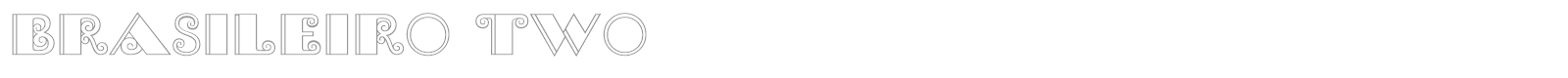 Brasileiro Two font preview